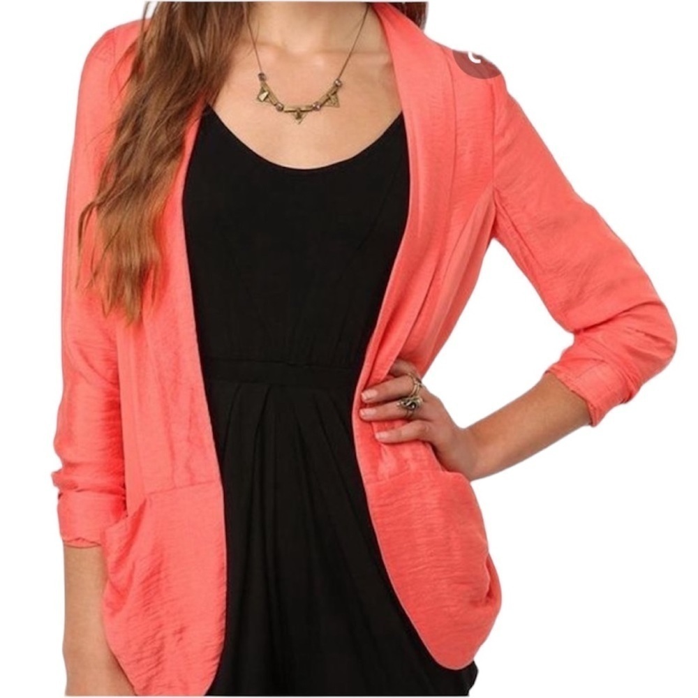 Urban Outfitters Silence + Noise Coral Blazer Large